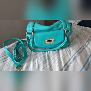 Vintage Early 2000's Turquoise Shoulder Bag